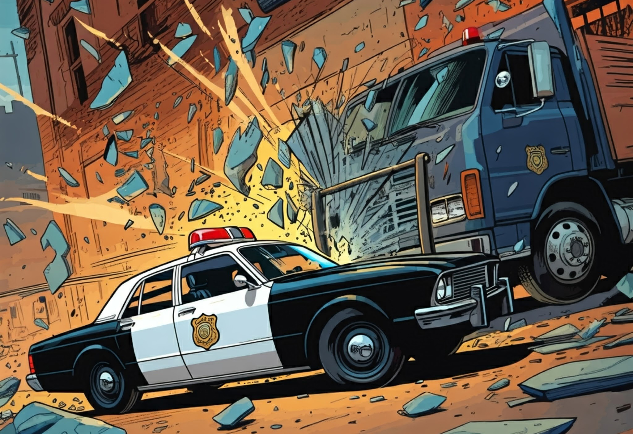 Racha Policial - Uma Aventura em Quadrinhos