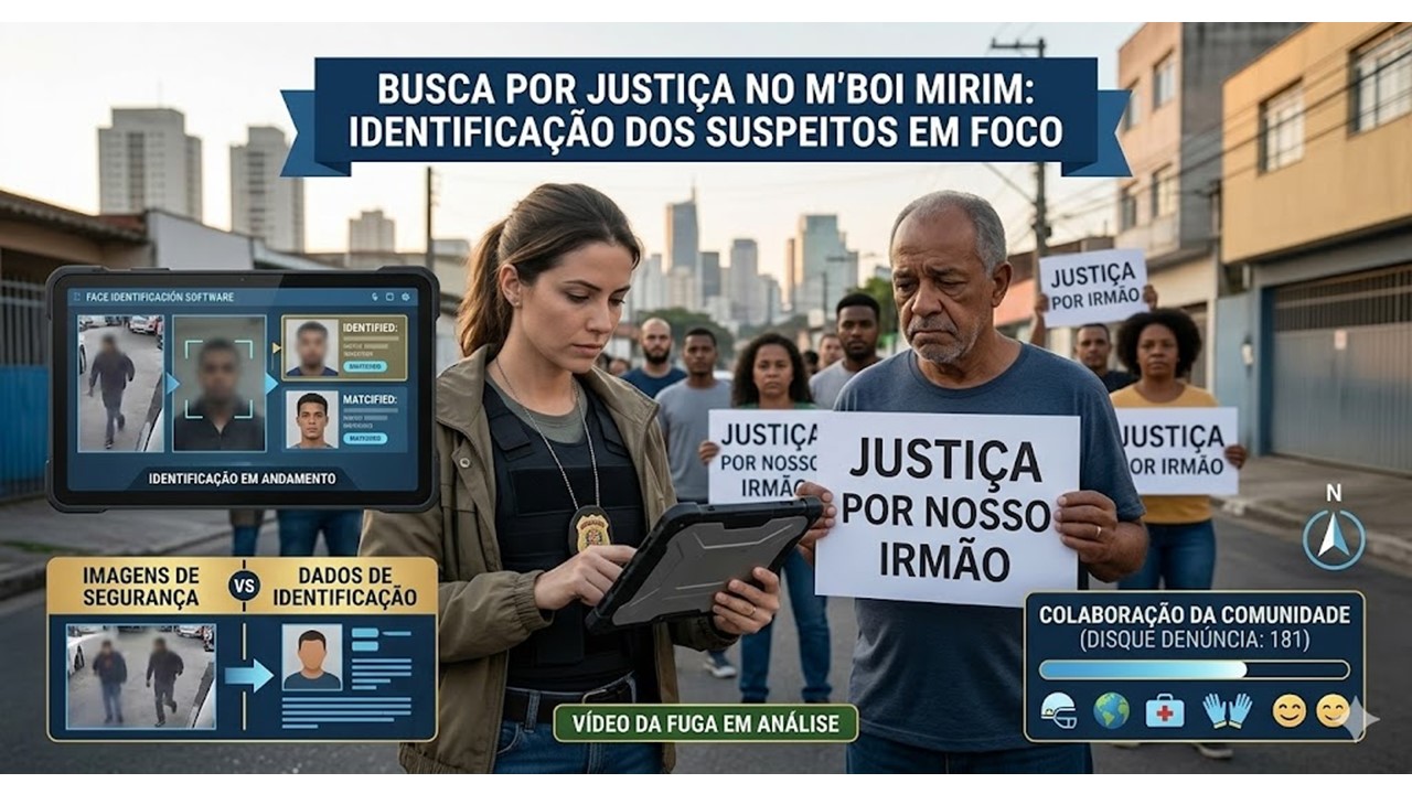 TRAGÉDIA NO M’BOI MIRIM: Dupla mata homem que tentava impedir assalto e foge; imagens mostram a fuga.