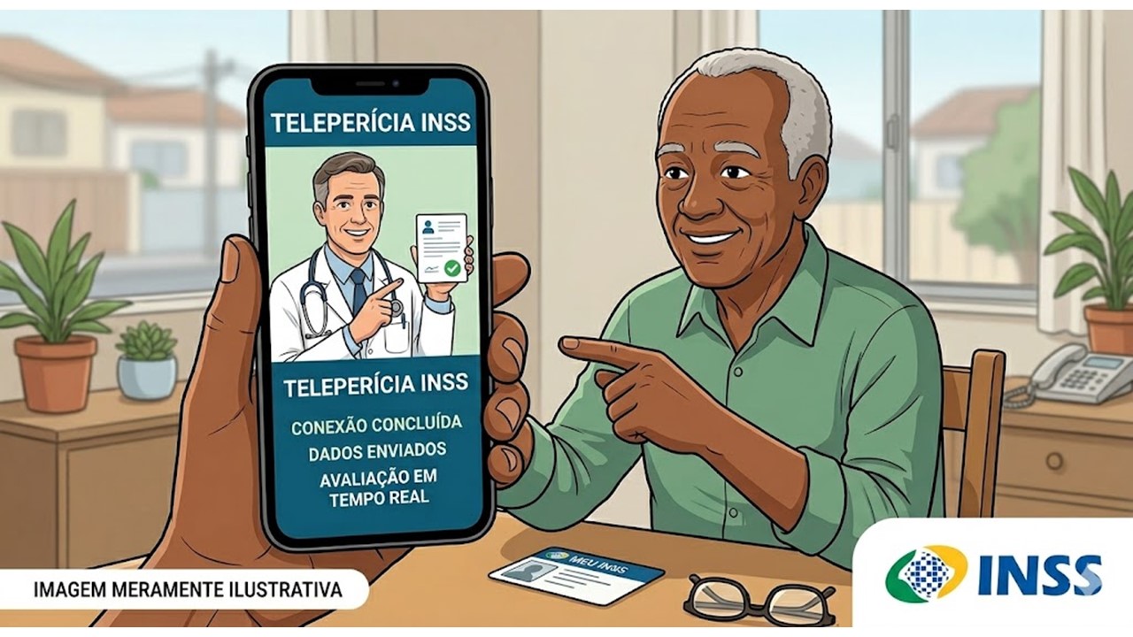 CONSULTA PELO CELULAR: INSS oficializa teleperícia para agilizar benefícios.