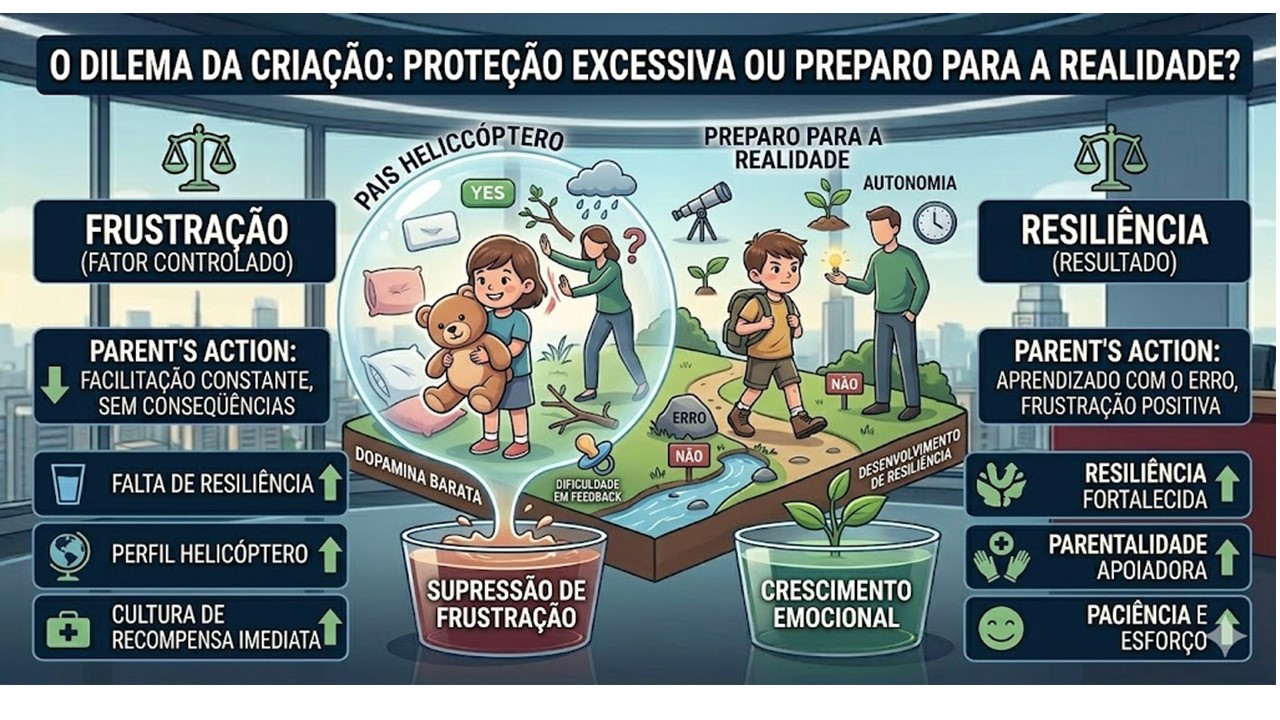 O CUSTO DO "SIM": Estudos alertam para o crescimento de uma geração com baixa tolerância à frustração.