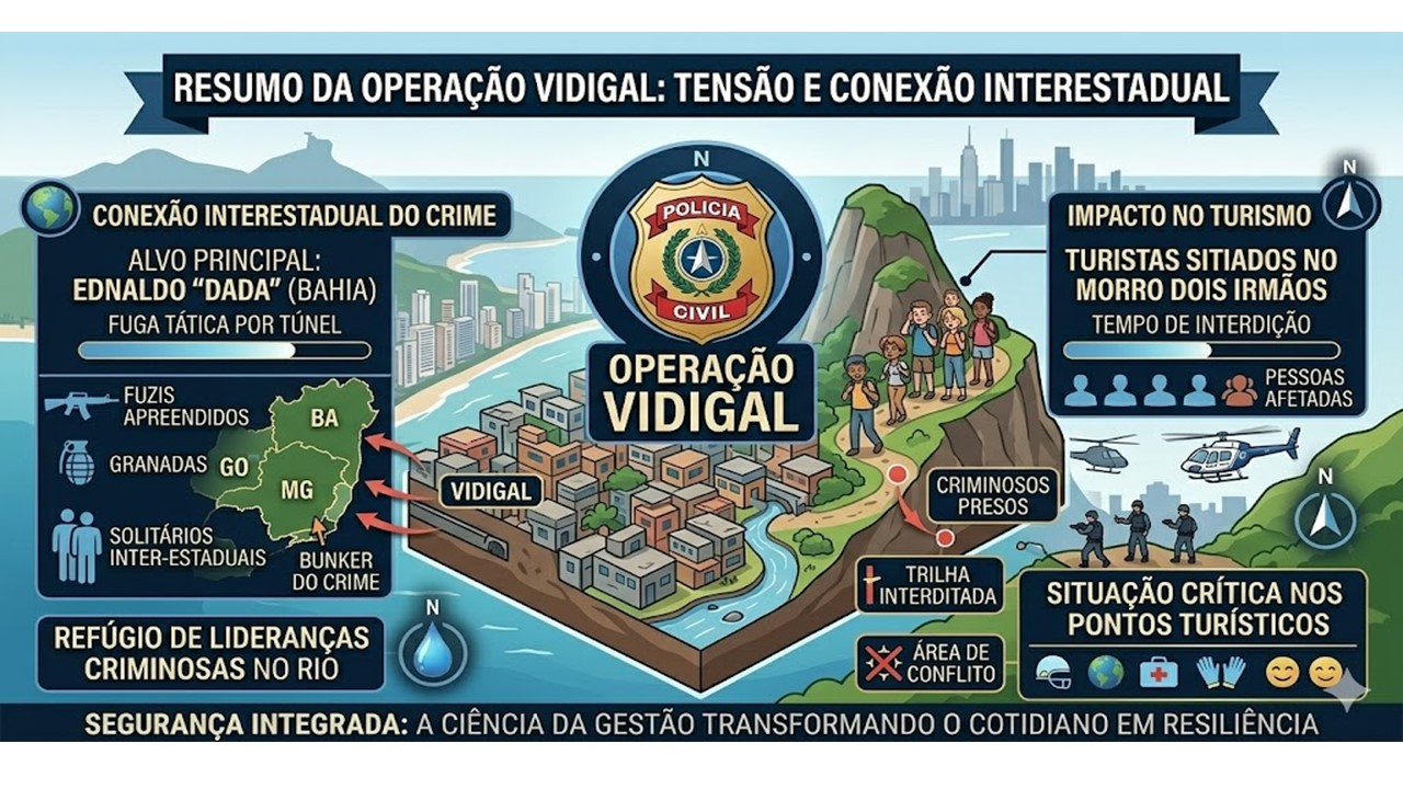 CONEXÃO DO CRIME: Líder baiano foge por túnel e deixa 200 turistas ilhados no Vidigal.